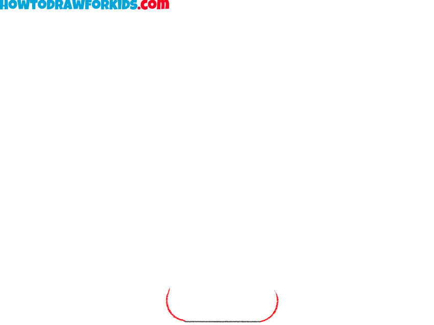 Sketch the bottom edges