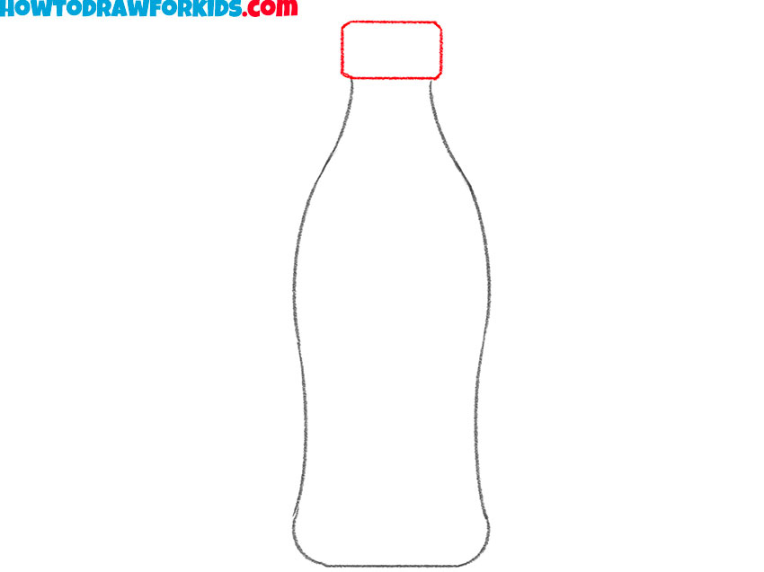 Illustrate the cap at the top