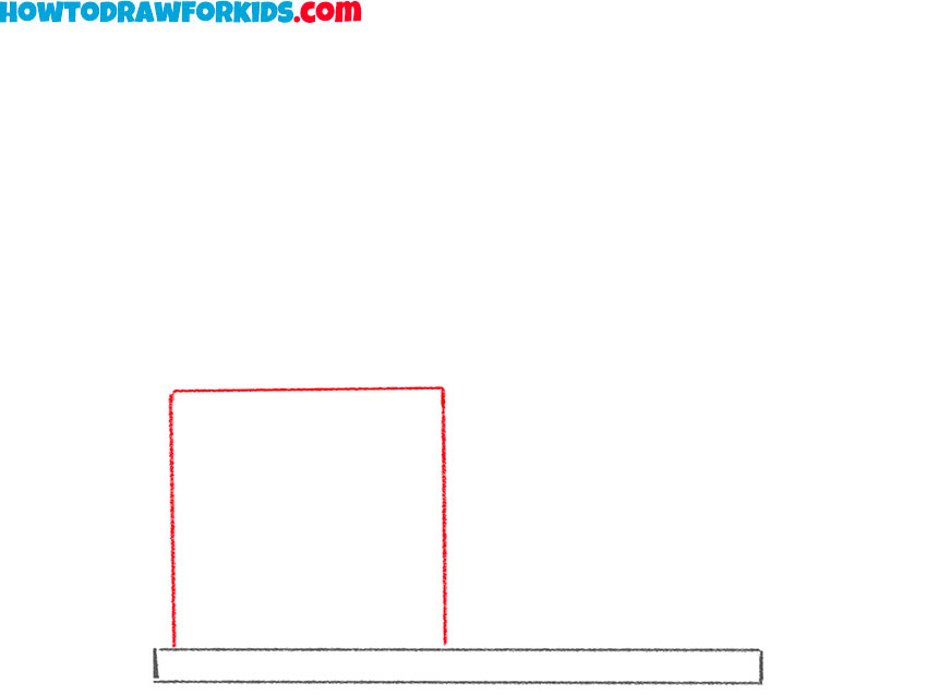 Draw the first city building
