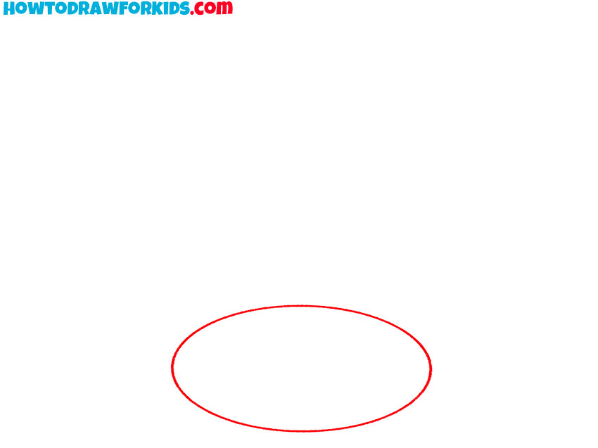 Sketch the base ellipse of the figure