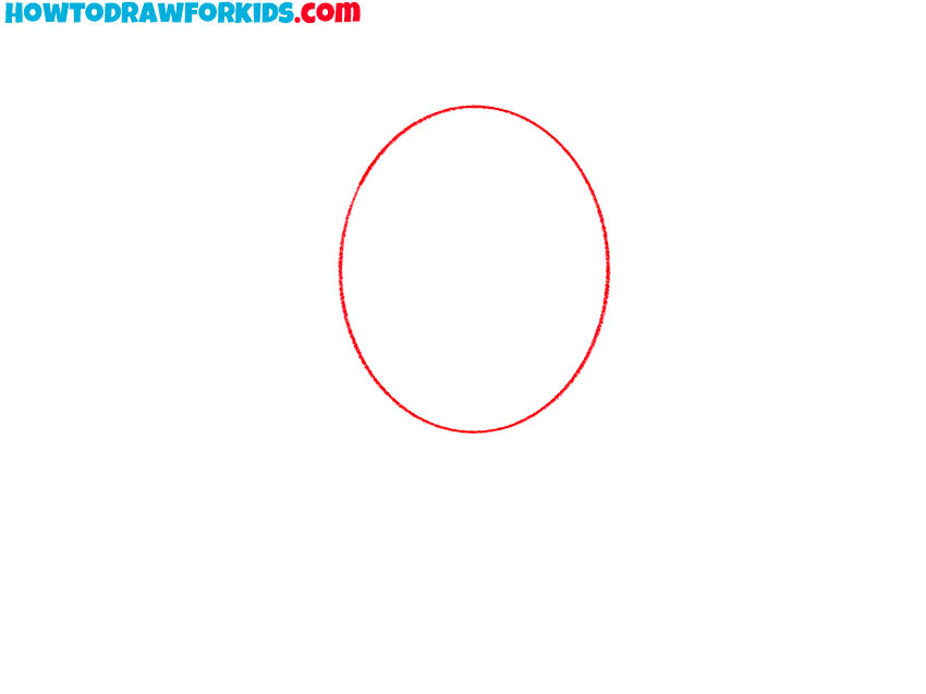 Outline the head of the Western character