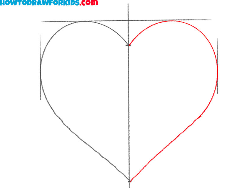 Add the right half of the heart