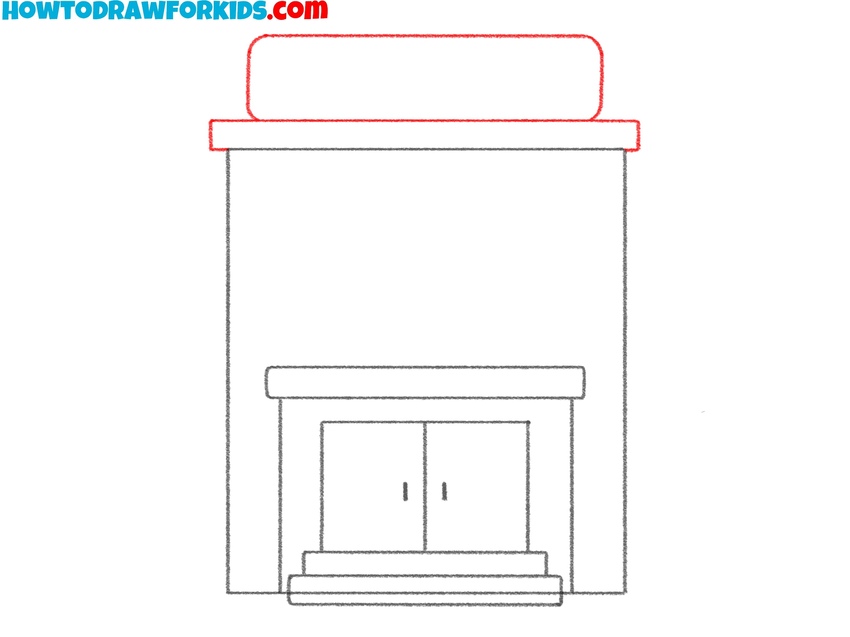 Outline the sign rectangle