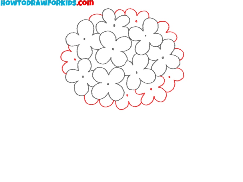 Complete the round bloom
