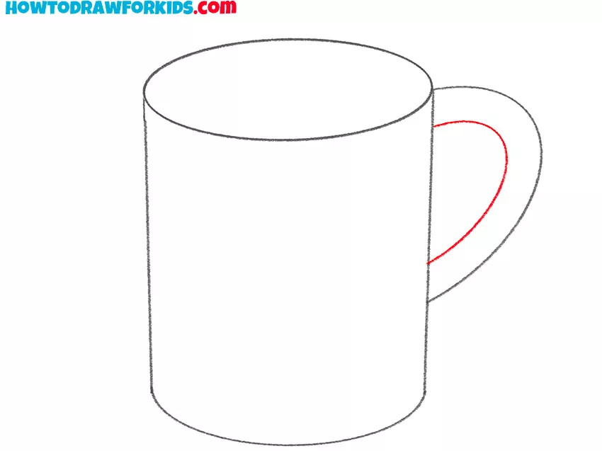Complete the handle shape