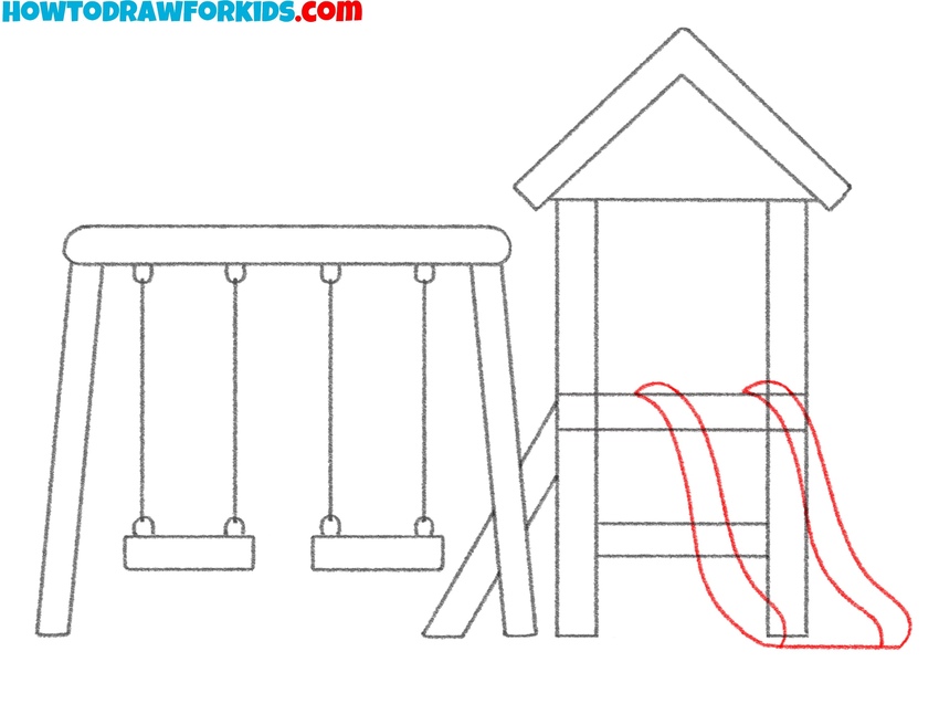 Sketch the slide shape