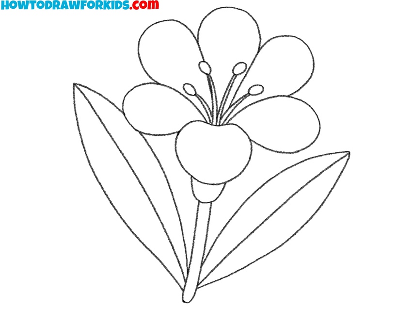 Clean up and smooth the flower outlines