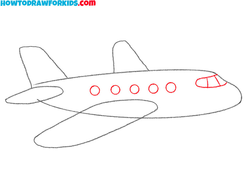 Add the cockpit and windows