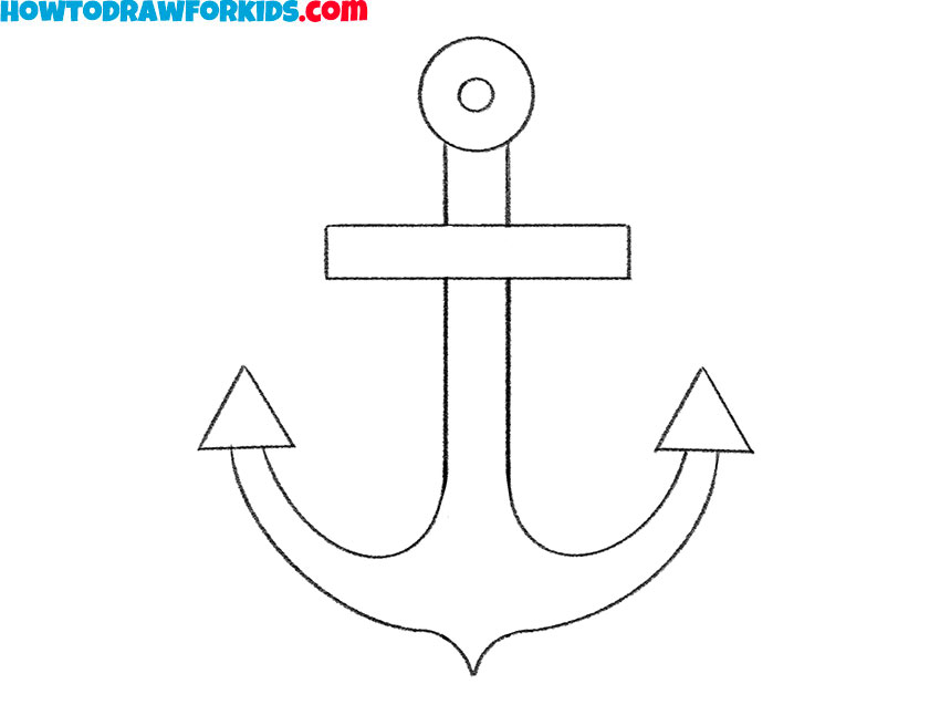 Outline the finished shape
