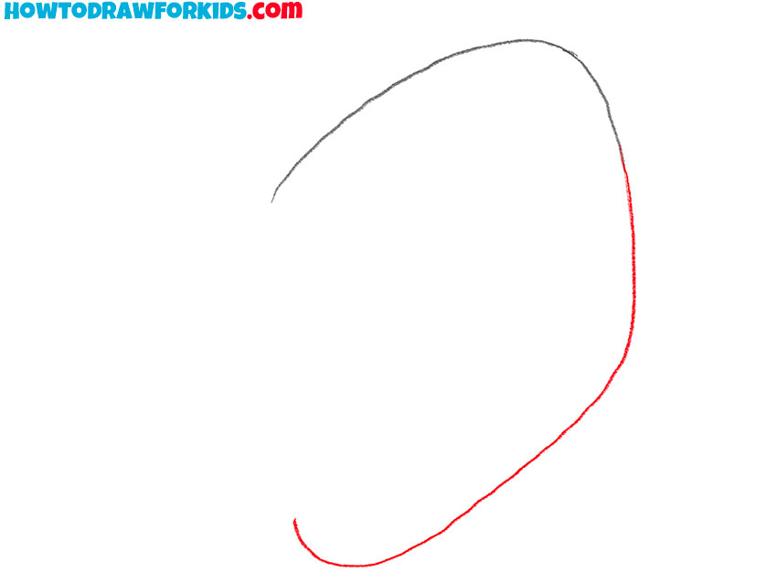 Complete the anime ear outline