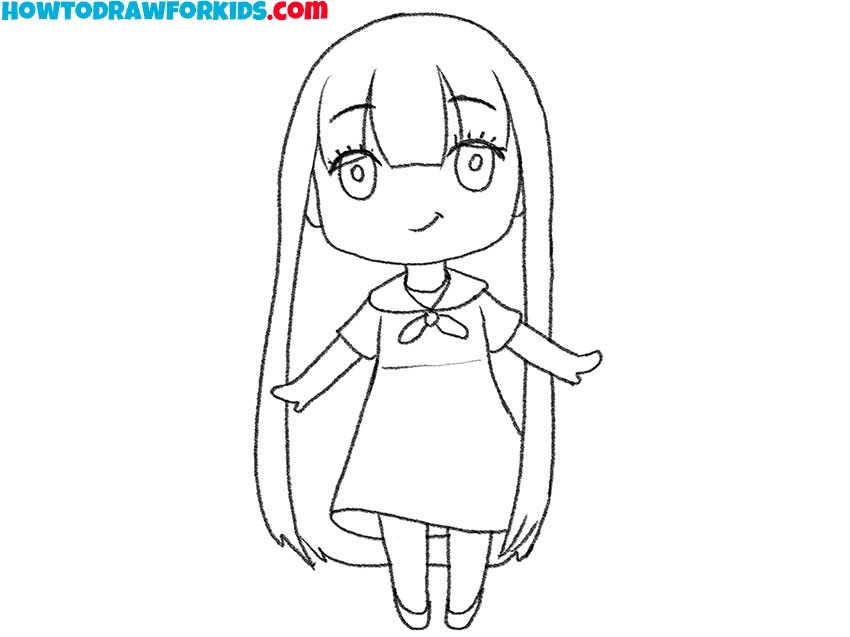 Refine the sketch into smooth outlines