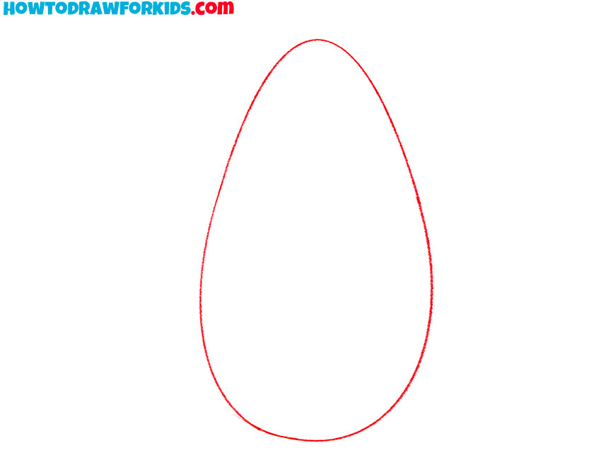 Sketch the basic outline of the fruit