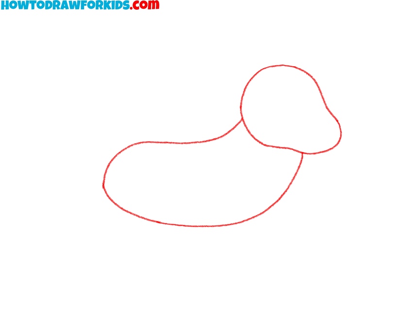Outline the simple forms of body and head