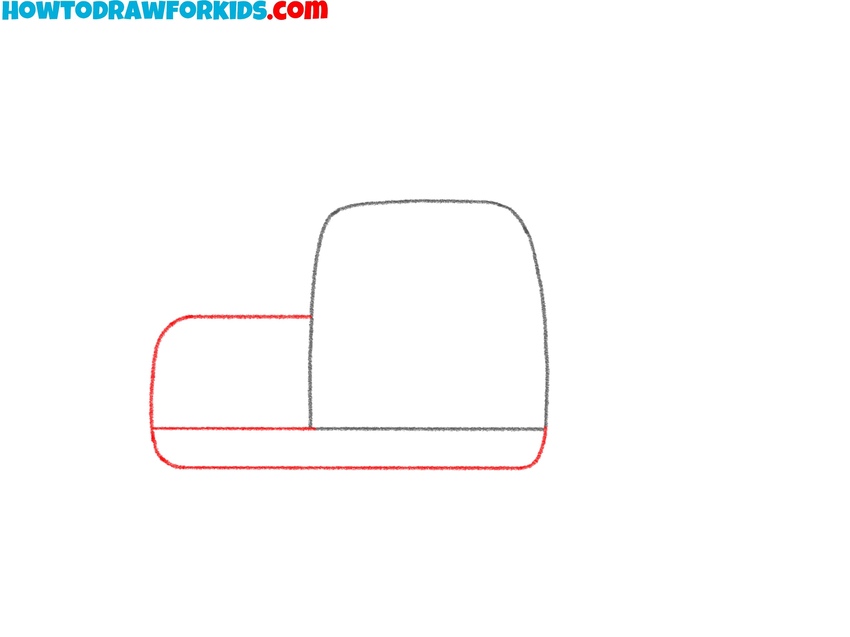 Sketch the counterweight base