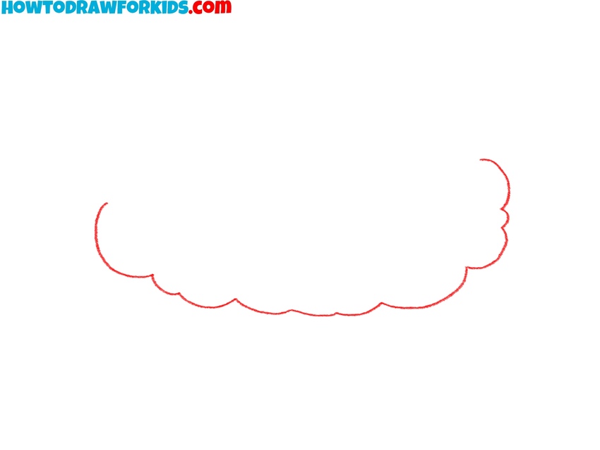 Sketch the lower outline of the crown