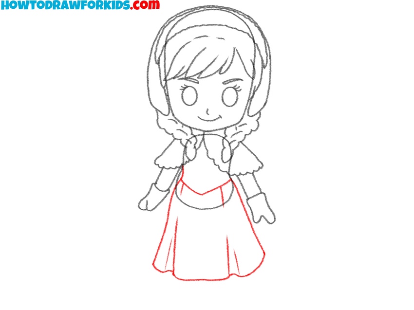 Sketch the shape of Anna’s skirt