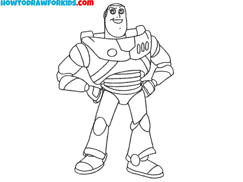 Erase the guidelines and trace the sketch