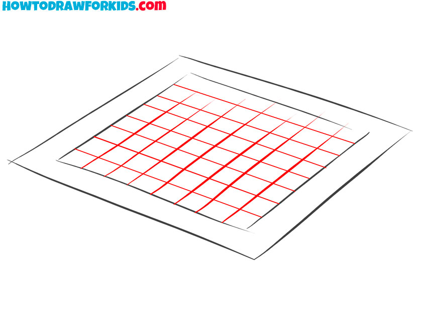 Draw the chess grid