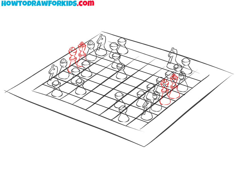 Place the kings and queens