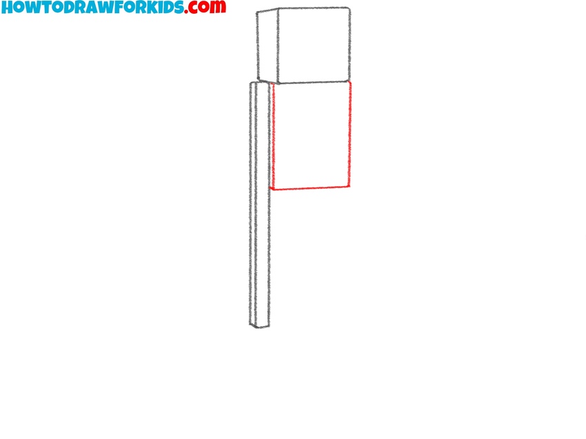 Sketch the rectangular body block