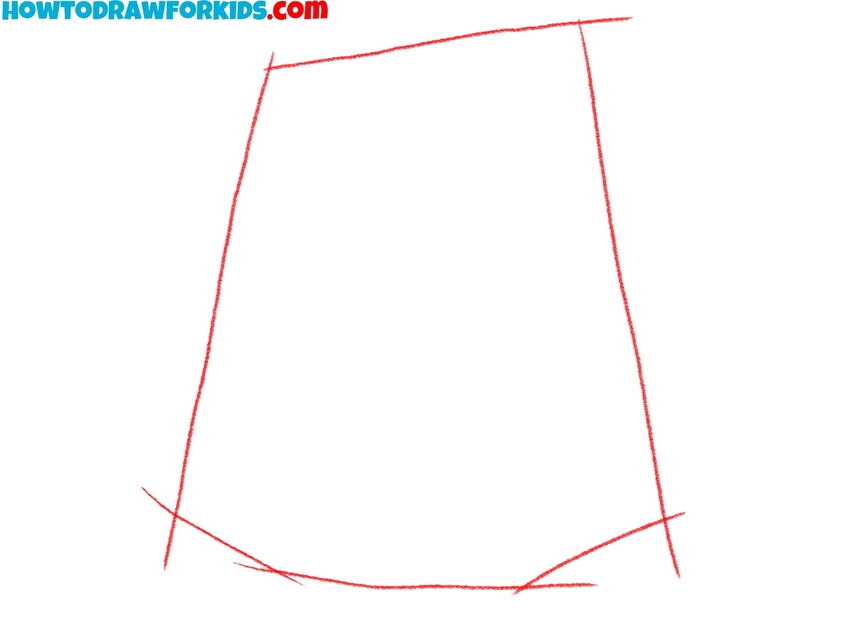 Mark the outer silhouette