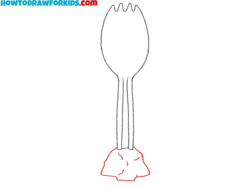 Illustrate the uneven clay support
