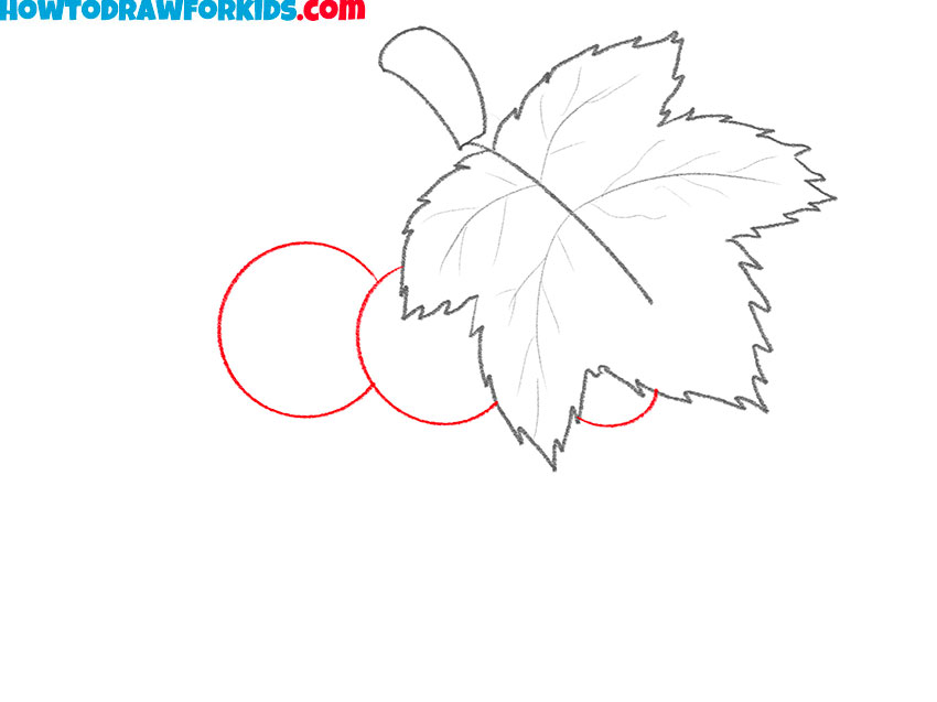 Draw the first grapes