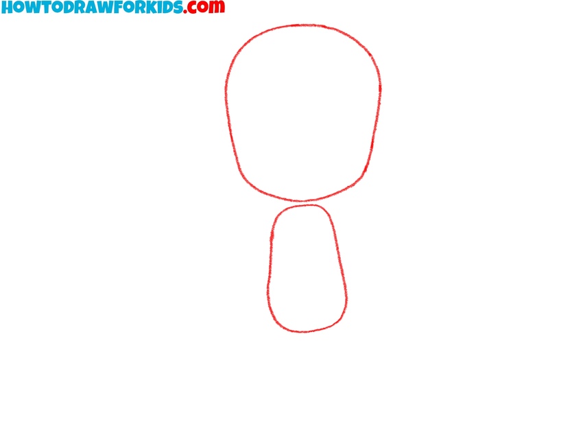Illustrate the head and torso