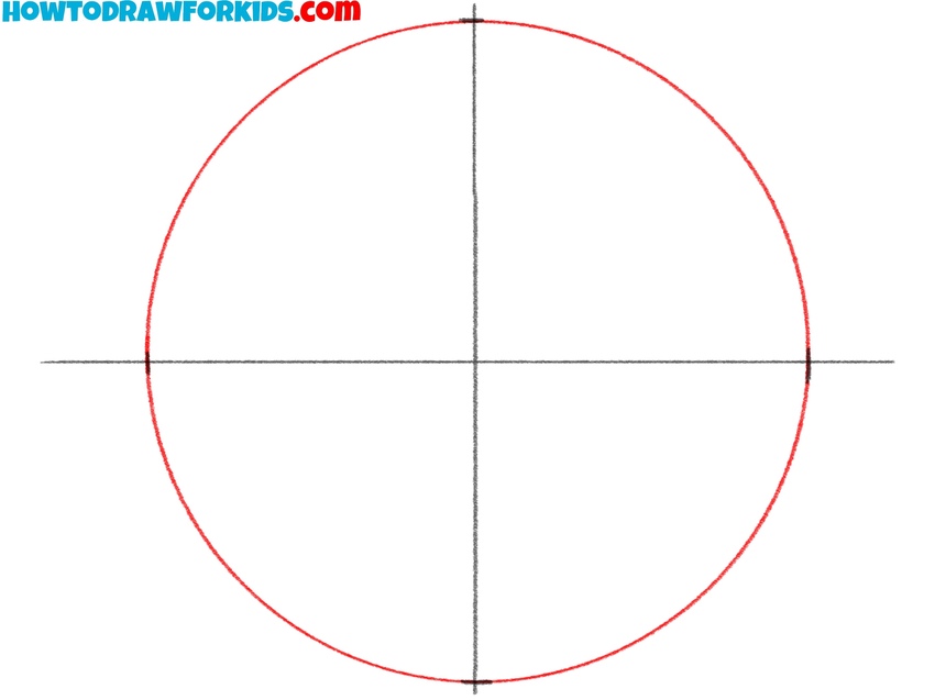 Draw the main outline of Jupiter