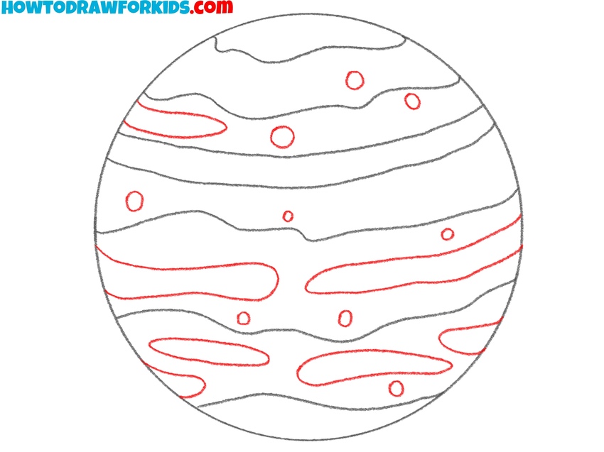 Add storm spots and smaller bands