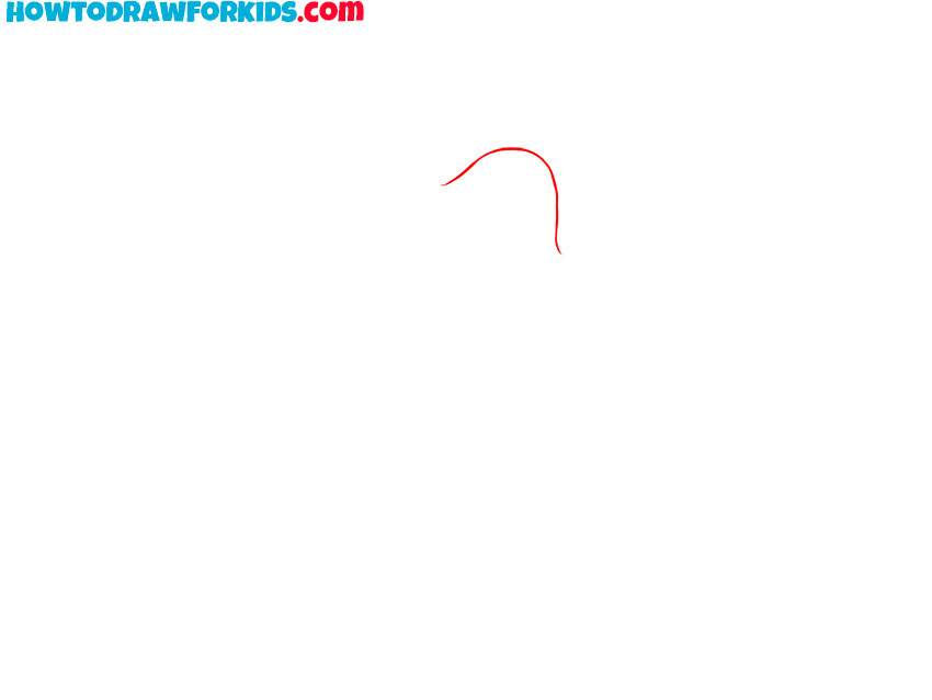 Create the top line of Olaf’s head shape