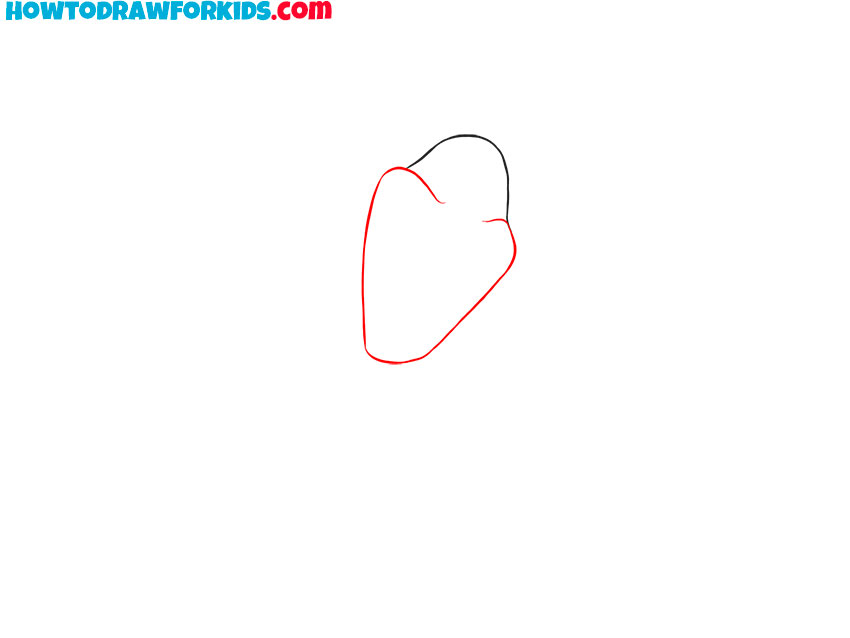 Complete the shape of the snowman’s head