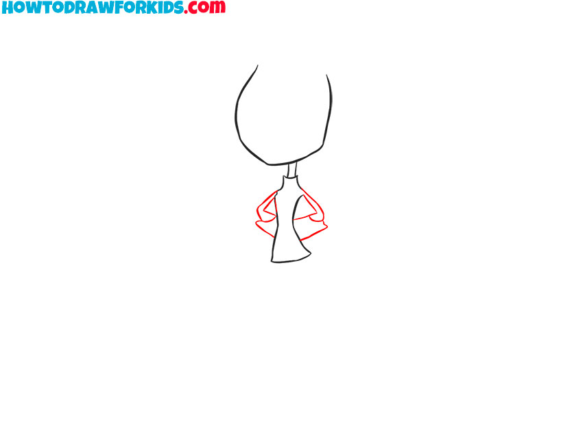 Draw the arms of Starfire