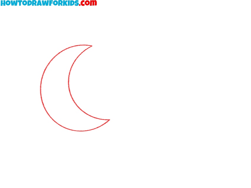Create the moon silhouette