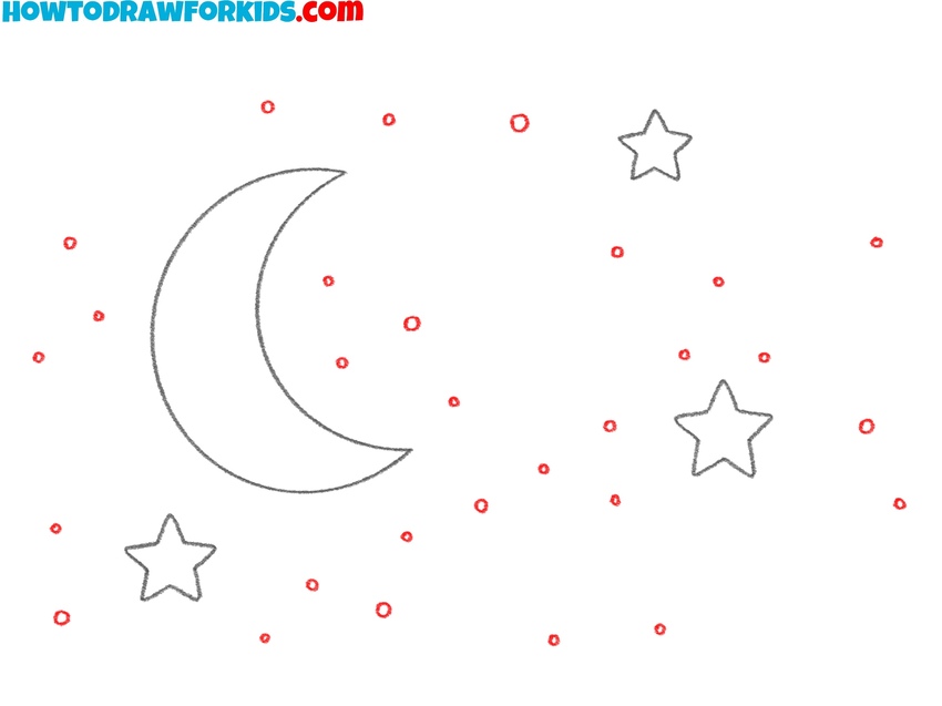 Fill the space with tiny stars
