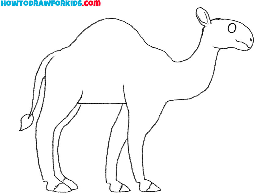 easy way to draw a camel