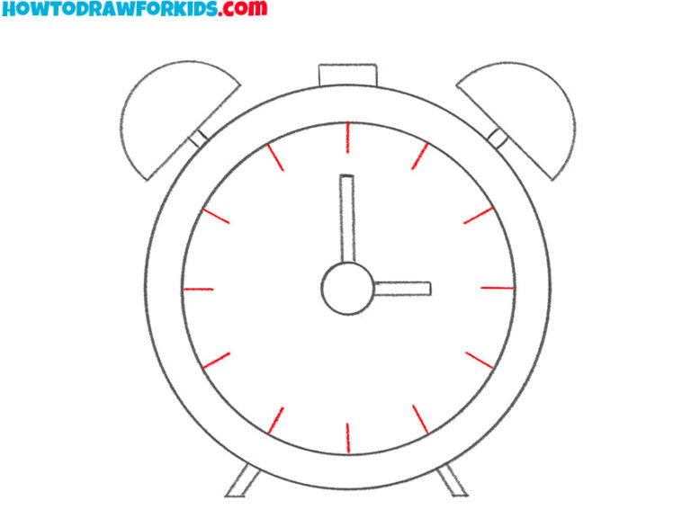 How to Draw a Clock Easy Drawing Tutorial For Kids