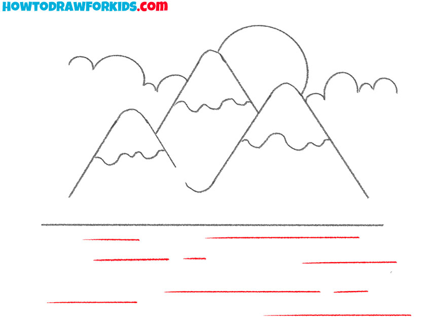 easy way to draw a landscape