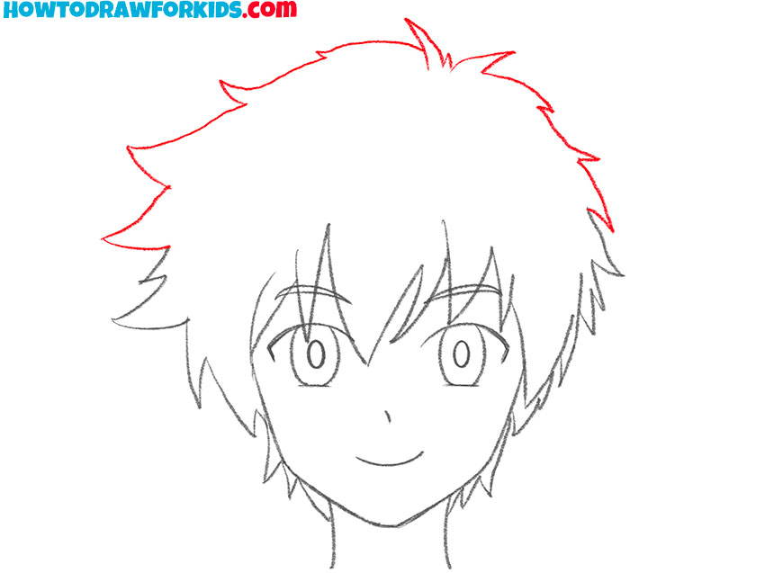 easy way to draw a manga face
