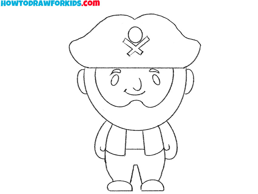 easy way to draw a pirate