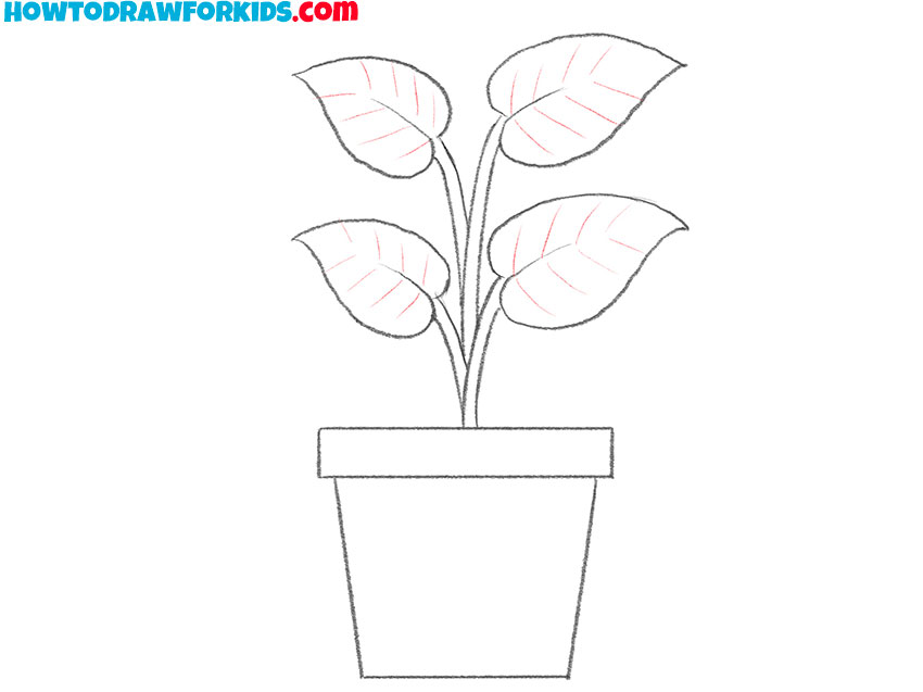 How to Draw a Plant Easy Drawing Tutorial For Kids