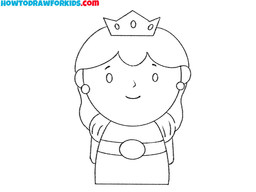 easy way to draw a princess