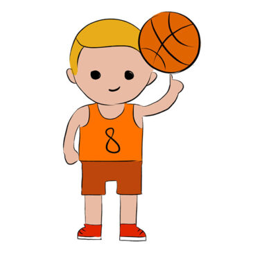 How to Draw a Basketball Player