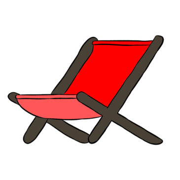 How to Draw a Beach Chair