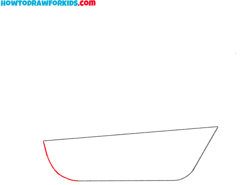 how to draw a boat easy step by step