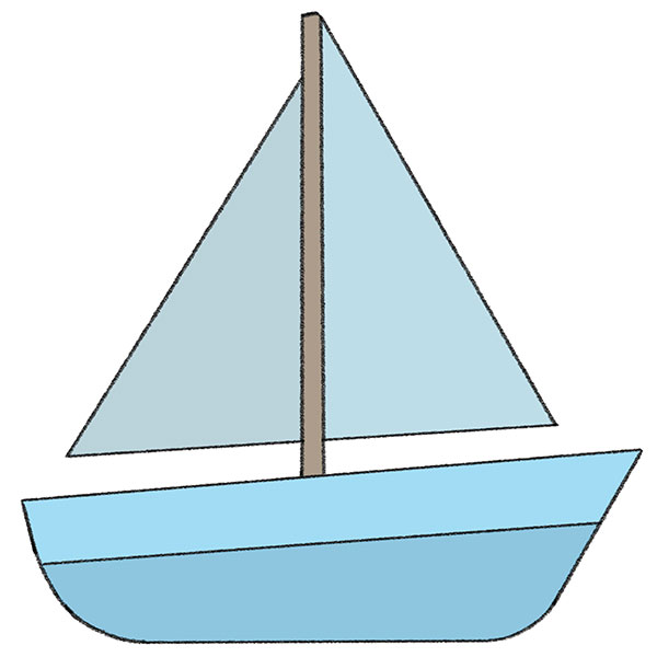 How to Draw a Simple Boat for Kids - YouTube-saigonsouth.com.vn