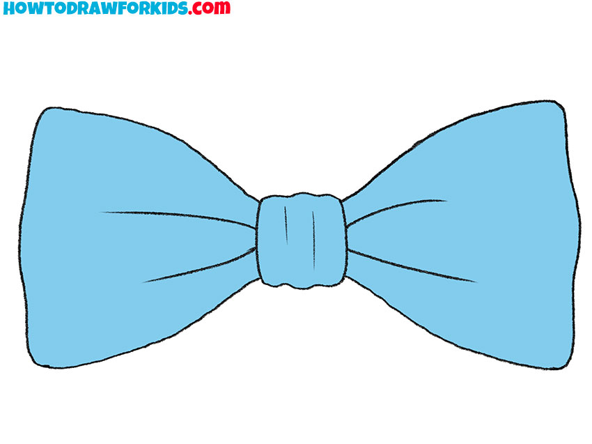 how to draw a bow tie featured image
