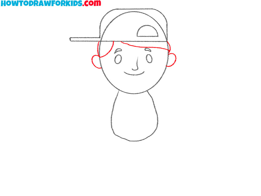 how to draw a boy easy step by step