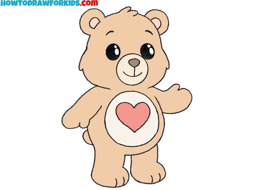 How to draw a care bear featured image