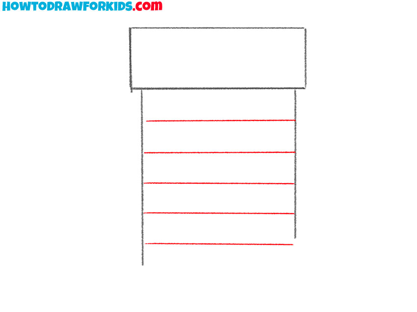 how to draw a chimney easy for kids